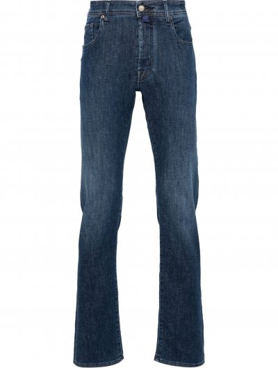 'Bard' cotton/linen jeans